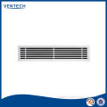 Aluminum linear bar grille diffuser